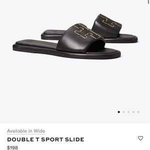 Tory Burch Double T Sport Slides